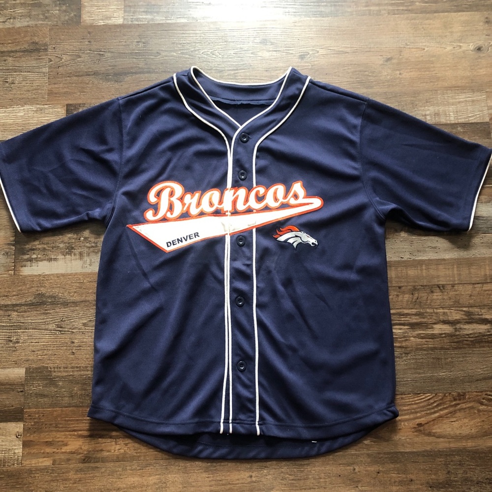 NWOT - Denver Broncos Baseball Jerseys - Blank
